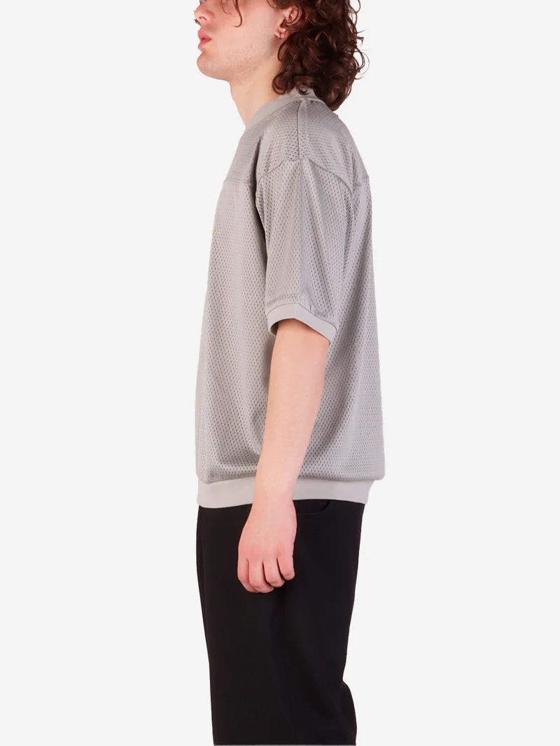 T-shirt in mesh con stampa