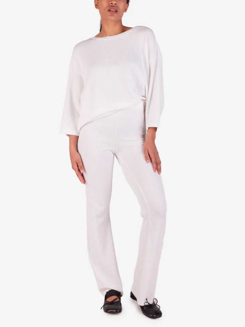 Pantaloni jogging bianchi