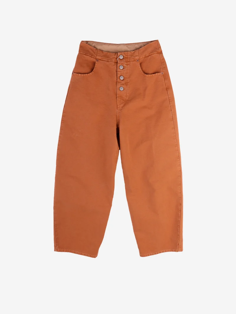 Jeans cinque tasche marroni