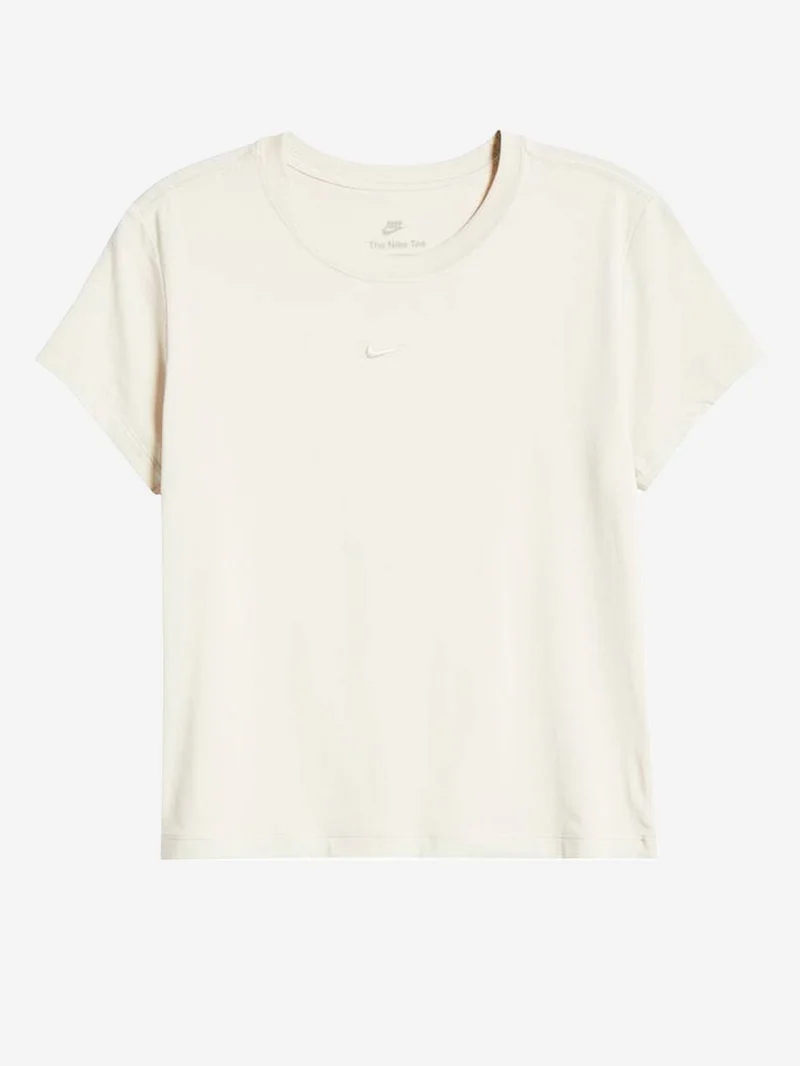W T-shirt panna Sportswear misto modal