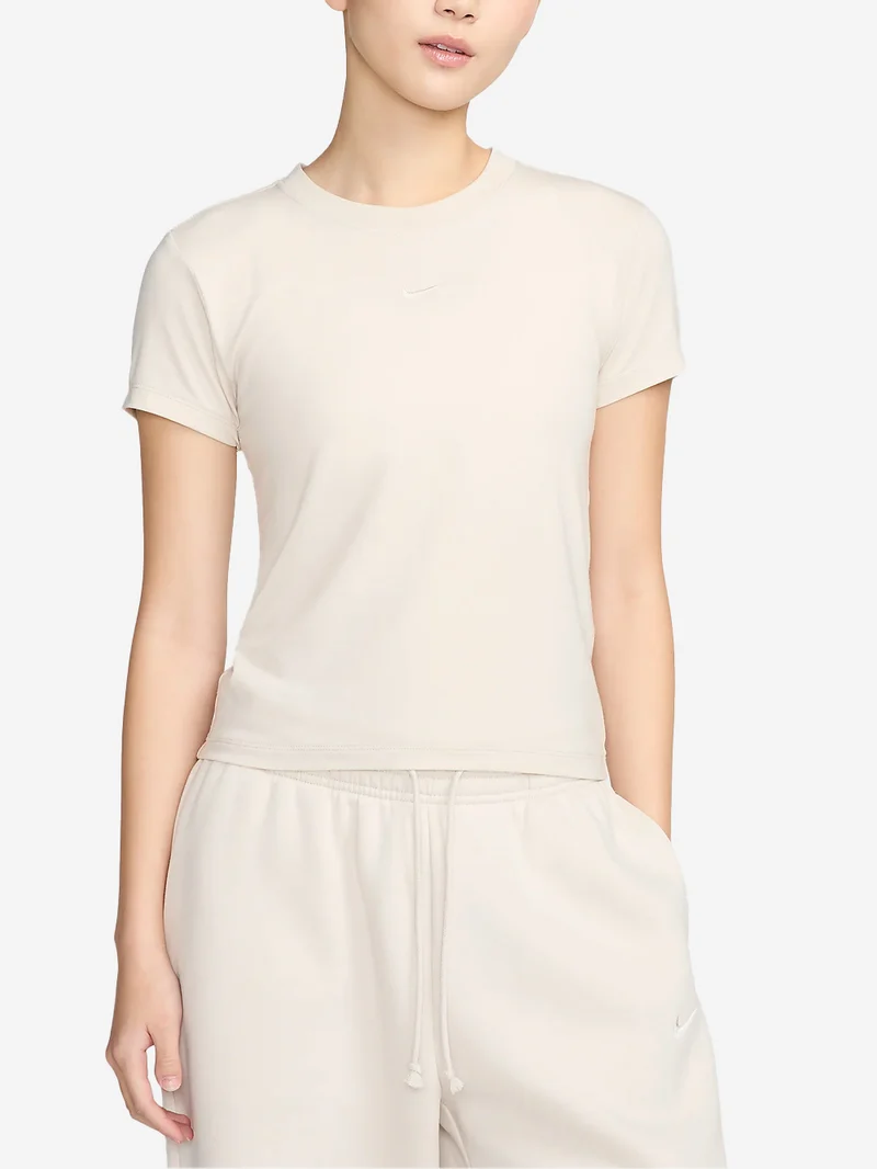 W T-shirt panna Sportswear misto modal