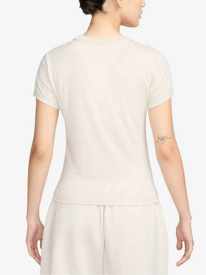 W T-shirt panna Sportswear misto modal