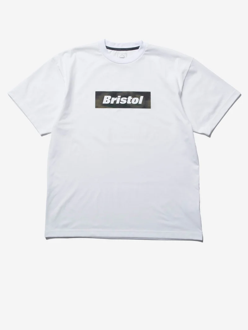 T-shirt bianca Speed Camo box logo