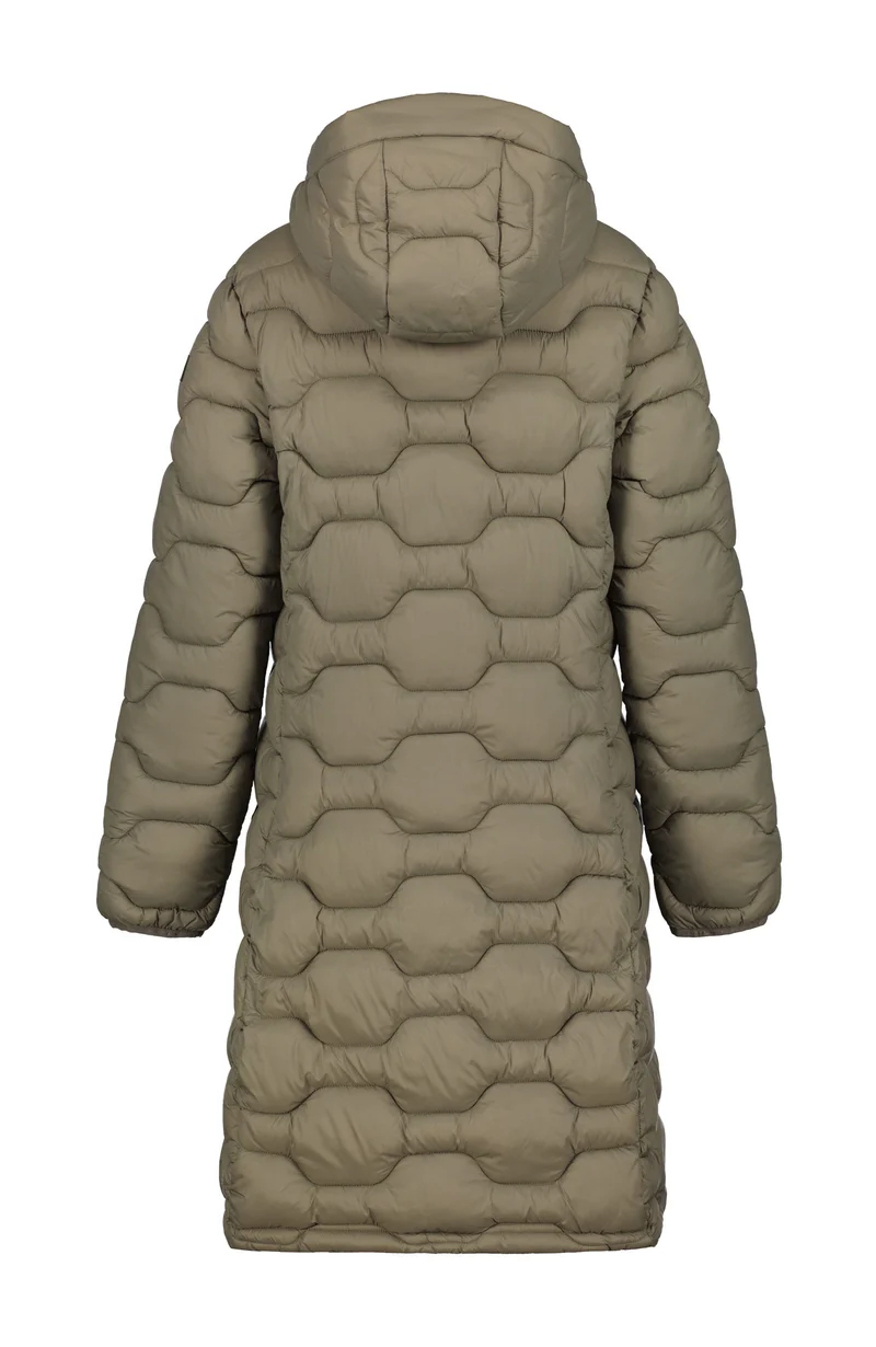 ICEPEAK Damen Mantel Daunenoptik mit REPREVE®-Fasern