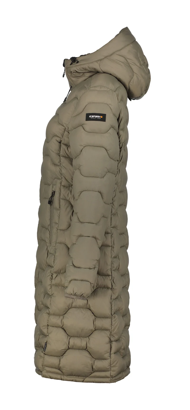 ICEPEAK Damen Mantel Daunenoptik mit REPREVE®-Fasern