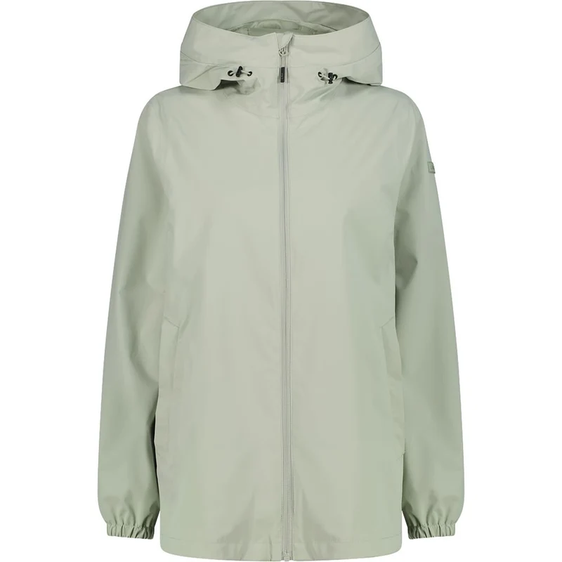 CMP Damen Regenjacke Fix Hood pistacchio