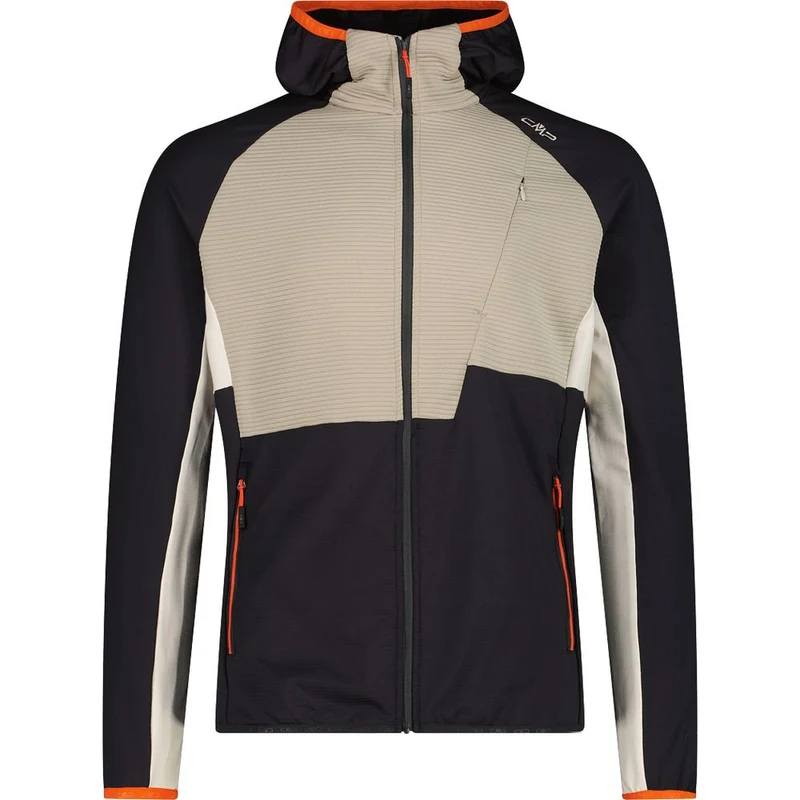 CMP Herren Fleecejacke Fix Hood antracite-corda