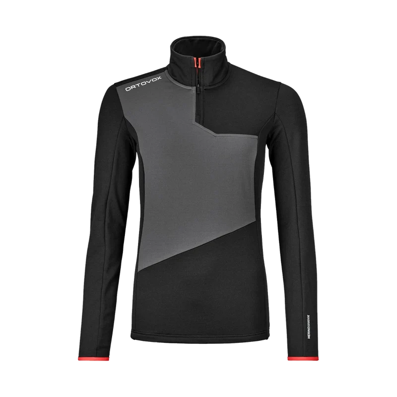 Ortovox Fleece Light Zip Neck Woman
