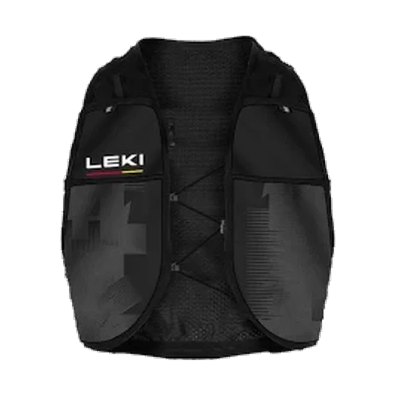 Leki Running Vest Black, leichte Laufweste für Trailrunning und Training