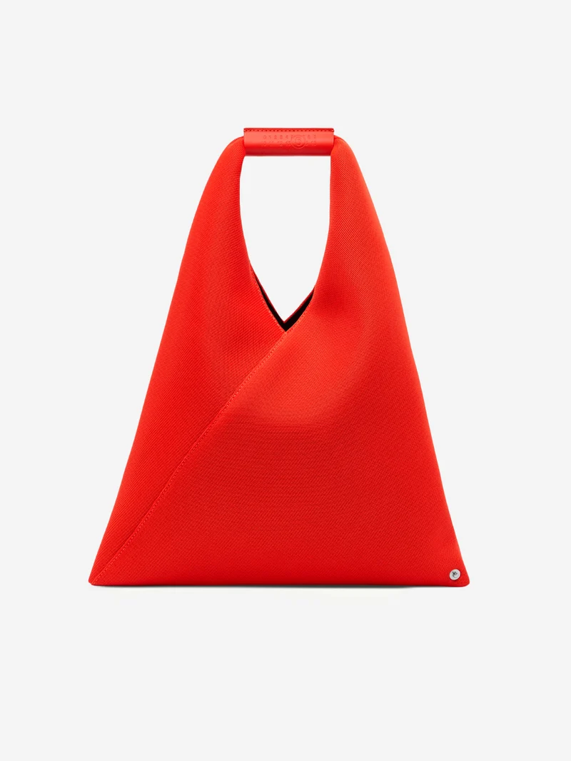 Borsa a mano Japanese classic small in mesh rosso