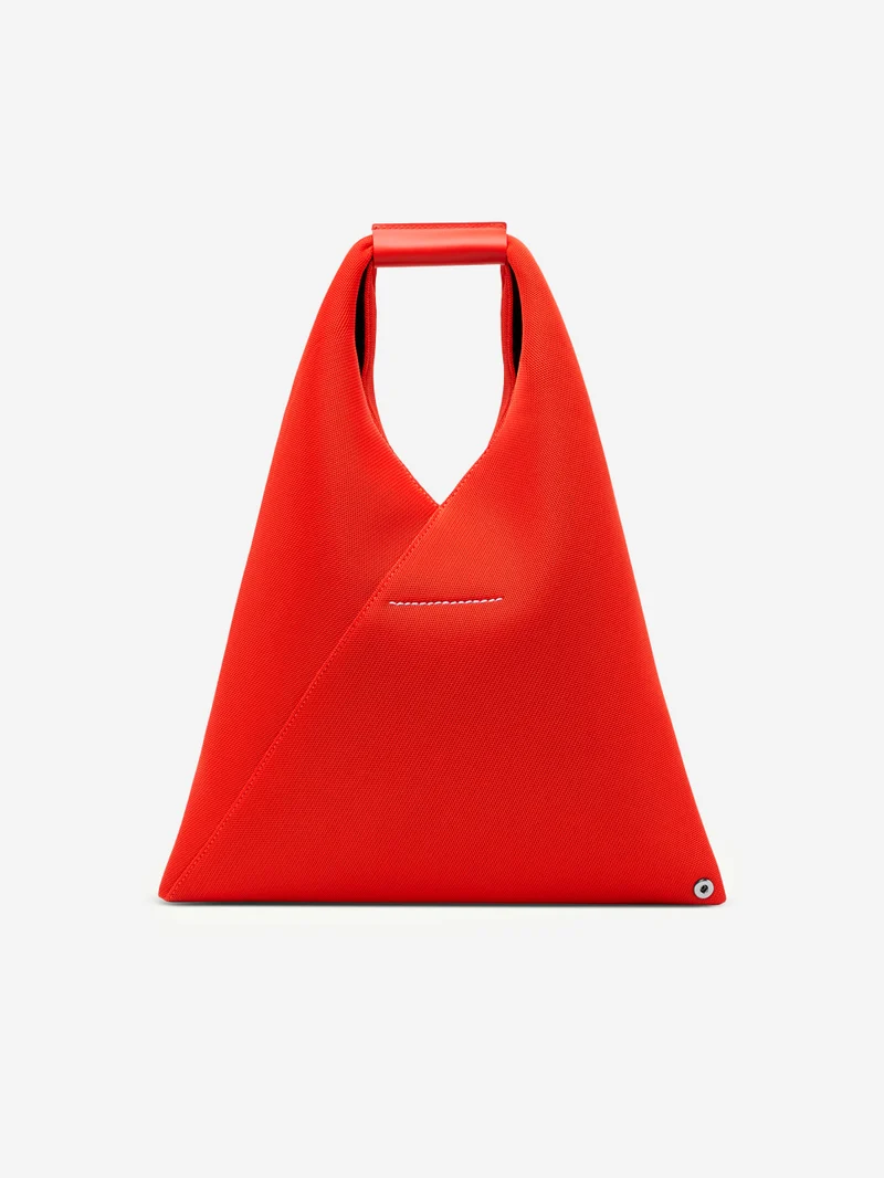Borsa a mano Japanese classic small in mesh rosso
