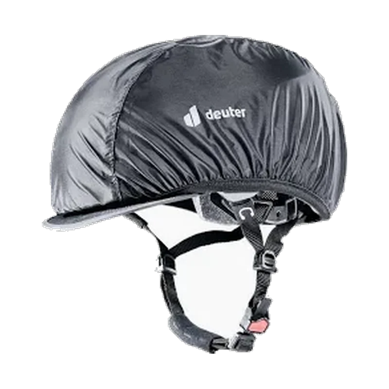 Deuter Helmet Cover Black, praktischer Helmüberzug für Regen und Outdoor