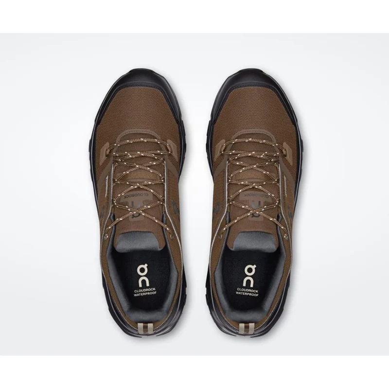 ON Cloudrock Low Waterproof Men earth black