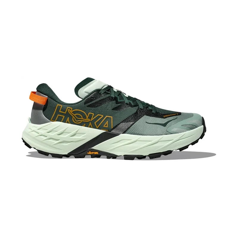 HOKA Speedgoat 7 Blue, Trailrunning-Schuh mit starkem Grip und hoher Dämpfung