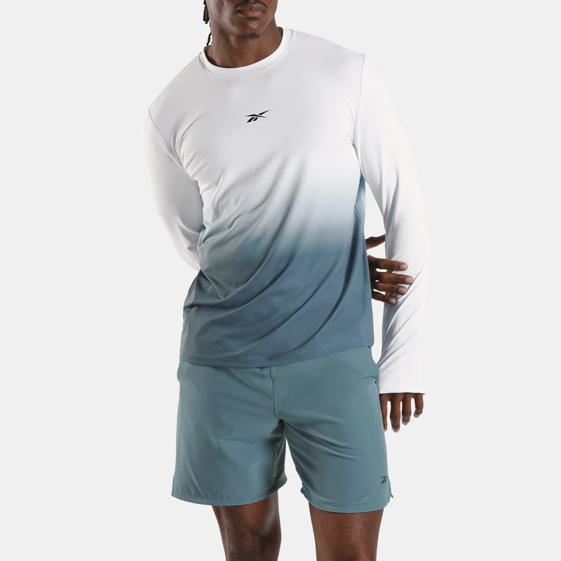 Athlete Speed Ombre Men's Long Sleeve T-Shirt