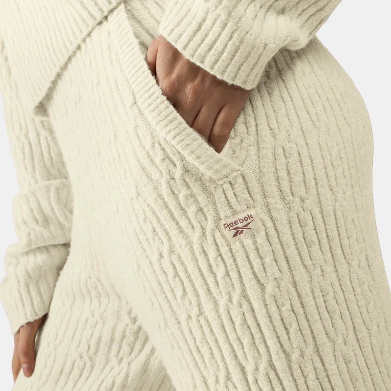 Elevated Athletic Cable Knit Women's Track Pants