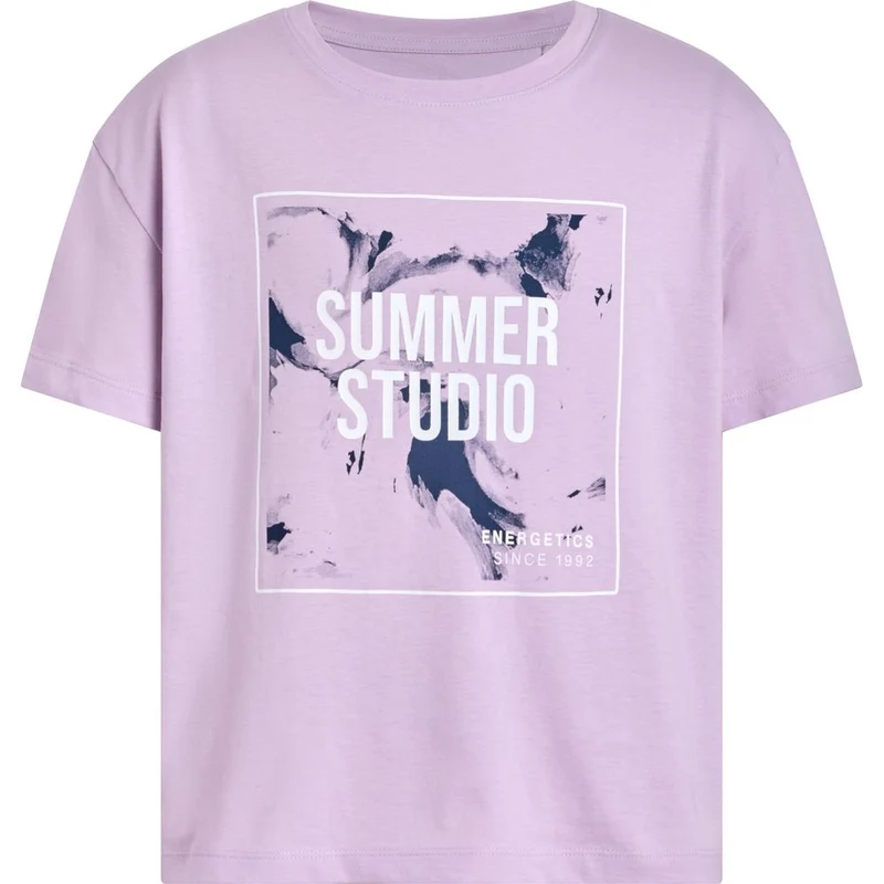 Energetics T-Shirt Ella Kinder lilac-white
