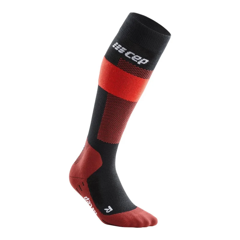 CEP merino socks, skiing, tall, v2, women