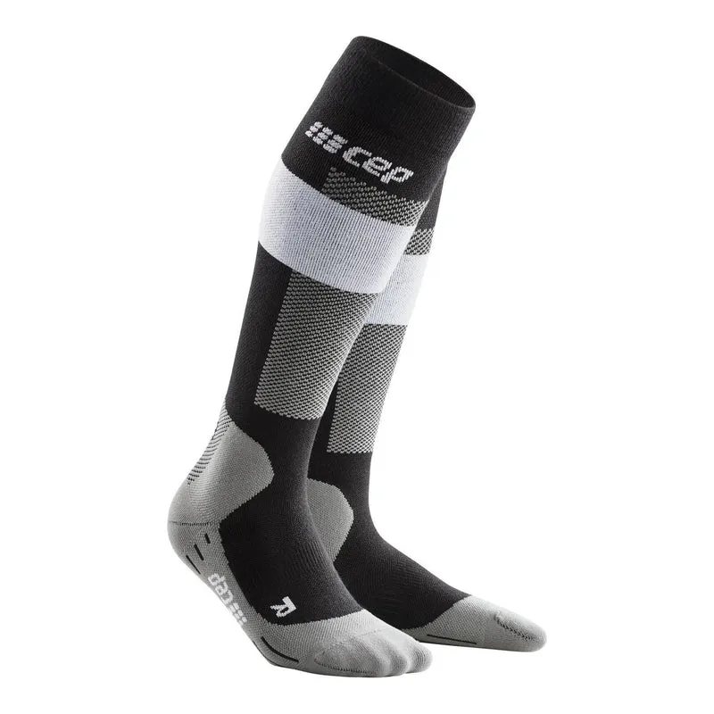 CEP merino socks, skiing, tall, v2, women