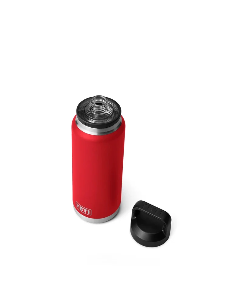 Yeti Rambler 36 Oz Bottle Chug Rescue Red [1L]