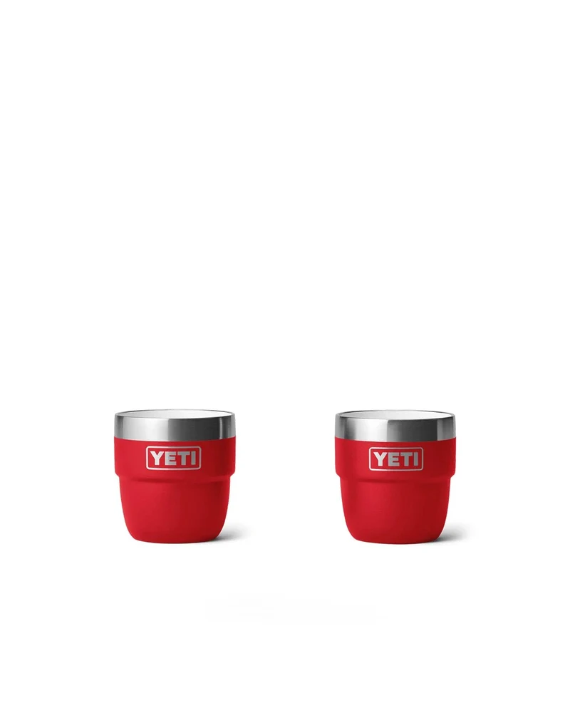 Yeti Rambler 4 oz Cup 2 Pack Rescue Red