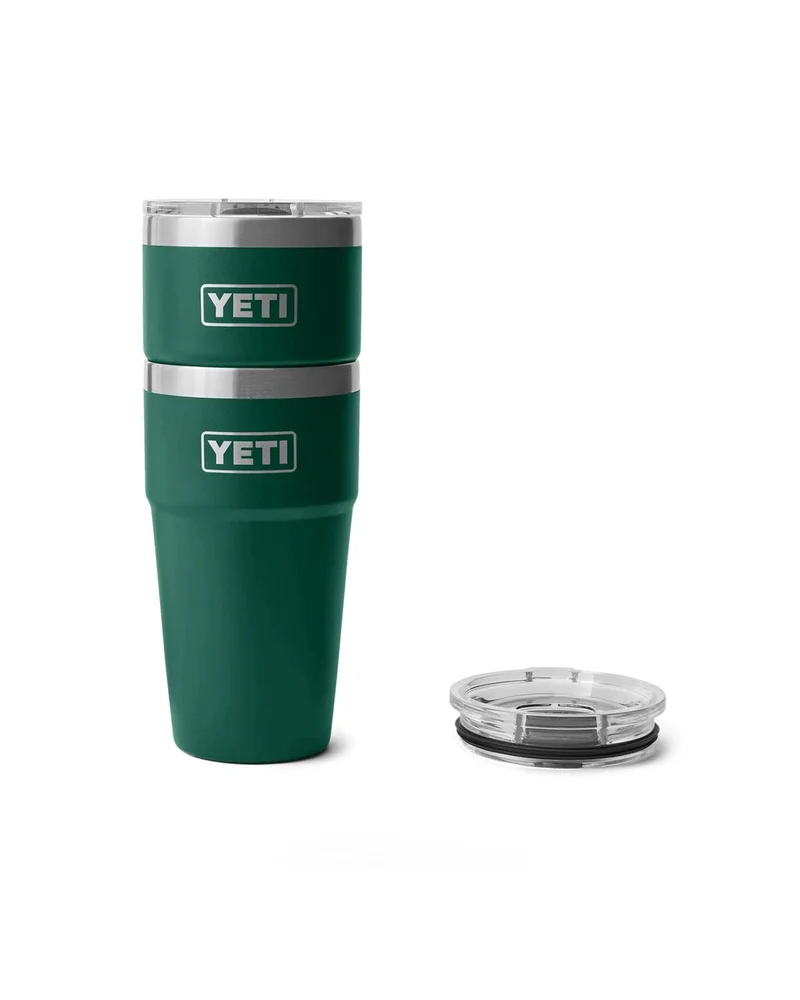 Yeti Rambler 20 Oz Stackable Cup Black Forest Green [591ml]