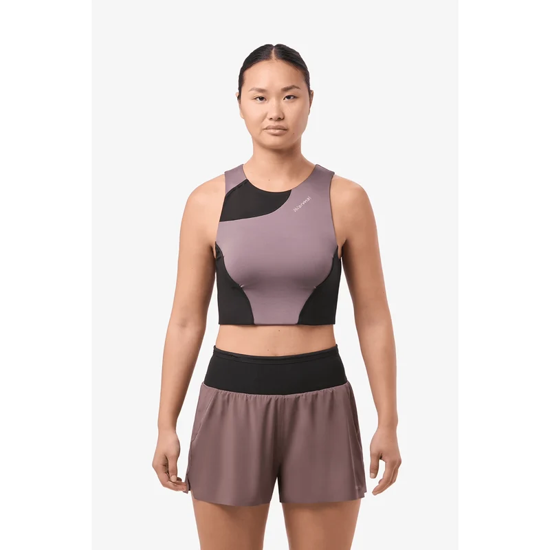 NNormal | Trail Cropped Top | Running Shirt met Pockets | Dames