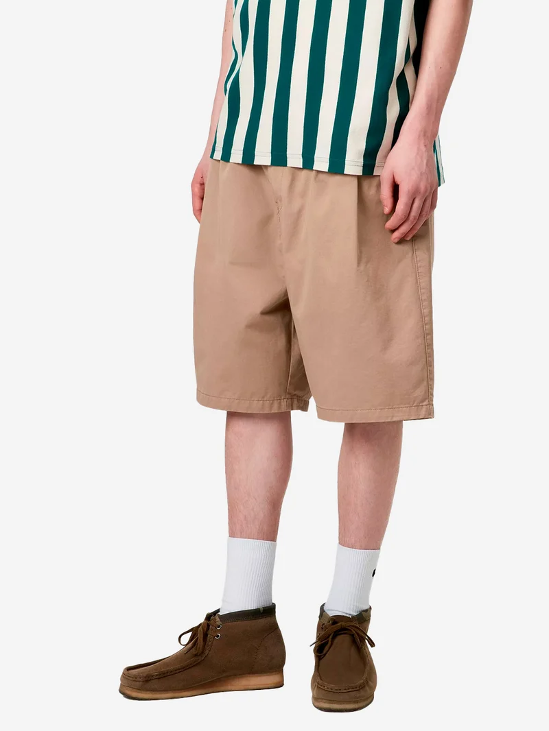 Shorts Marv marrone chiaro con pinces