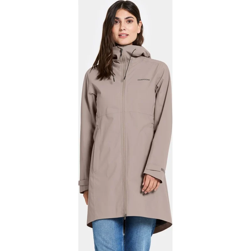 Didriksons Bea Damen Parka 6 ash-brown