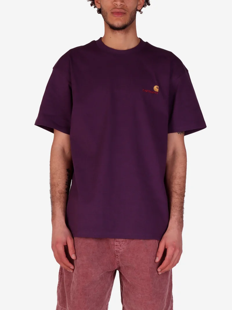 T-shirt American Script huckleberry