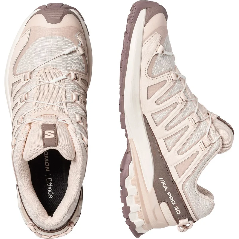 Salomon Shoes XA Pro 3D V9 Lifelong Damen Trailrunningschuh tapioca-tapioca-iron