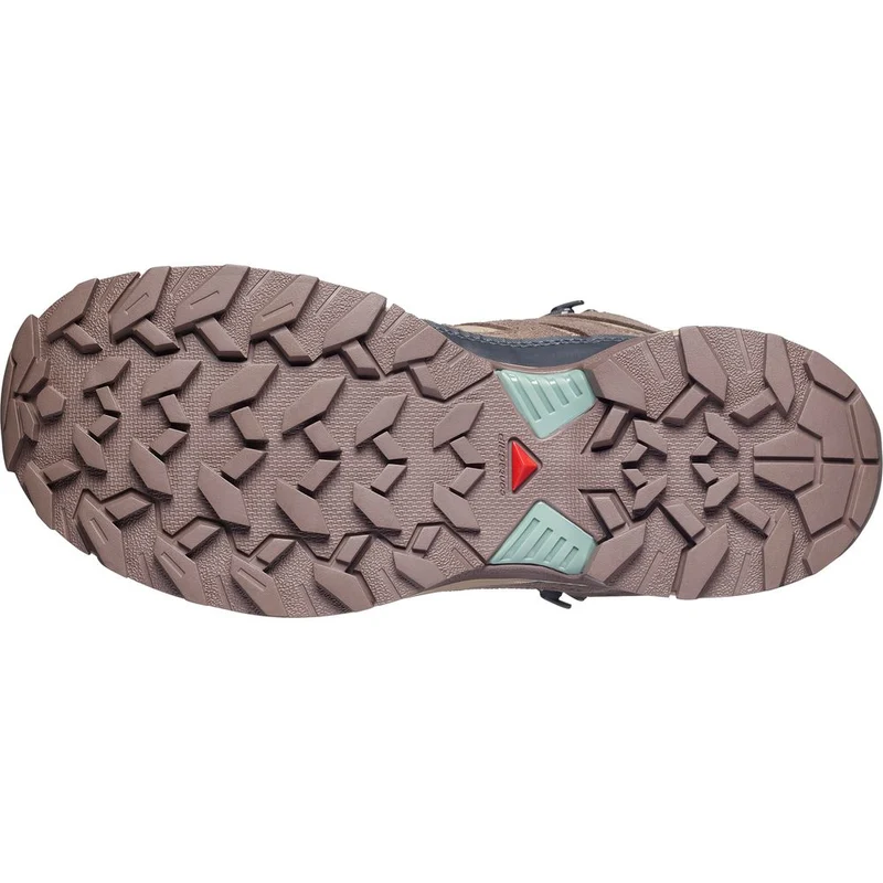 Salomon Shoes X Ultra 360 Ltr Mid GTX Damen Wanderschuh desert-tan-iron-green-milieu