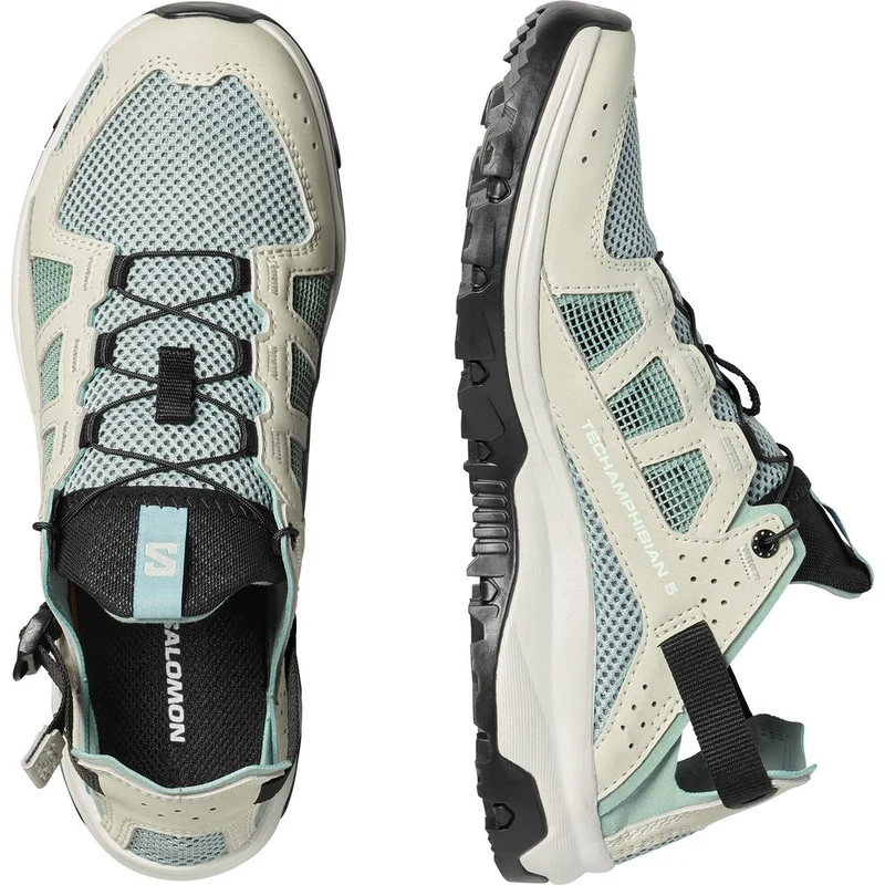 Salomon Shoes Techamphibian 5 Damen Wasserschuh green-milieu-sea-foam-clearly-aqua