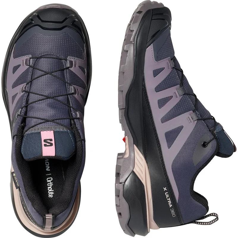 Salomon Shoes X Ultra 360 GTX Damen Wanderschuh nine-iron-excalibur-shadow-gray