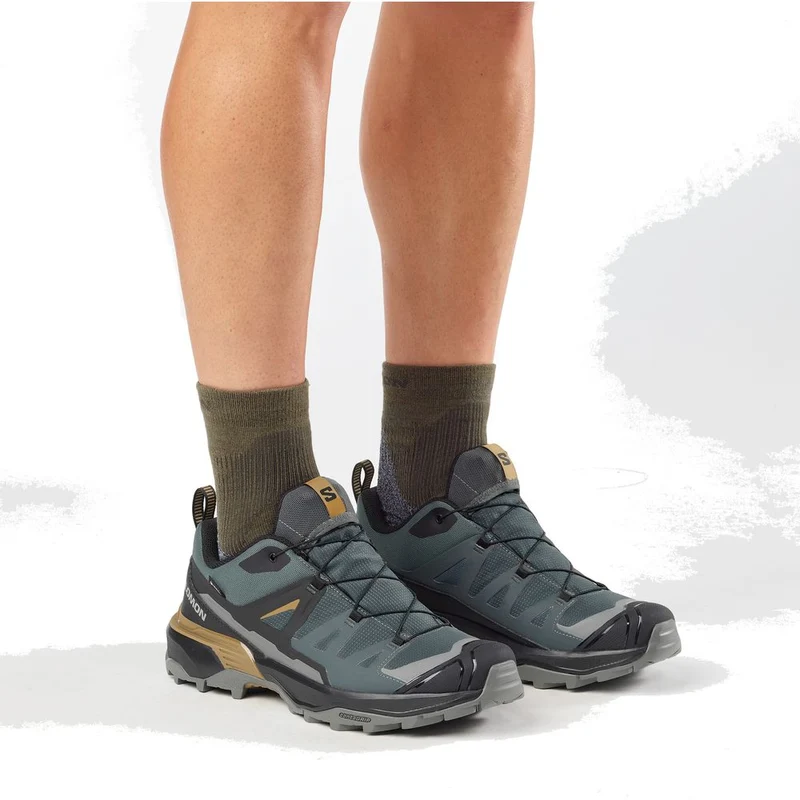 Salomon Shoes X Ultra 360 GTX Herren Wanderschuh Urban Chic/Black/Plantation