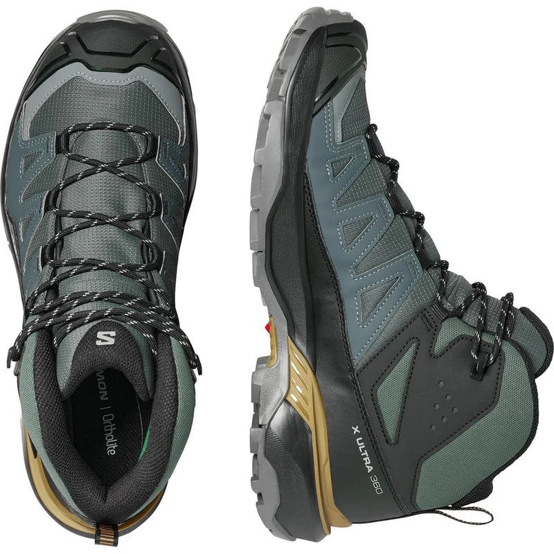 Salomon Shoes X Ultra 360 Mid GTX Herren Wanderschuh urban-chic-black-plantation