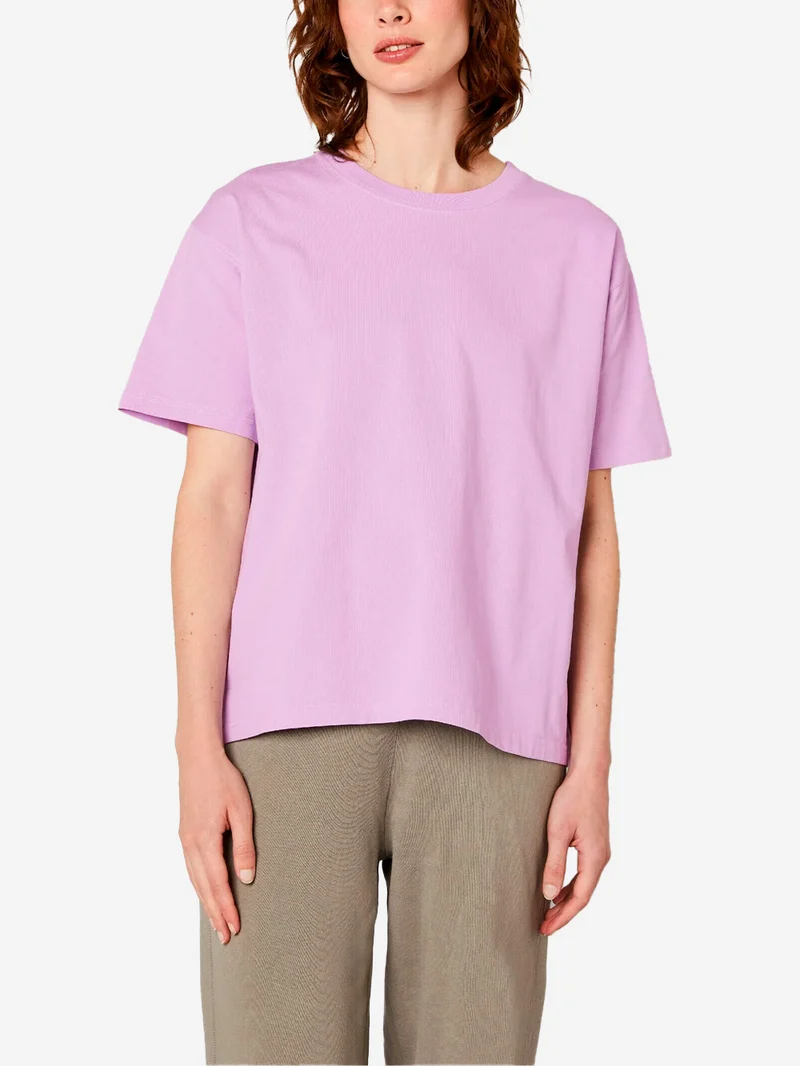 T-shirt girocollo Fizvalley rosa