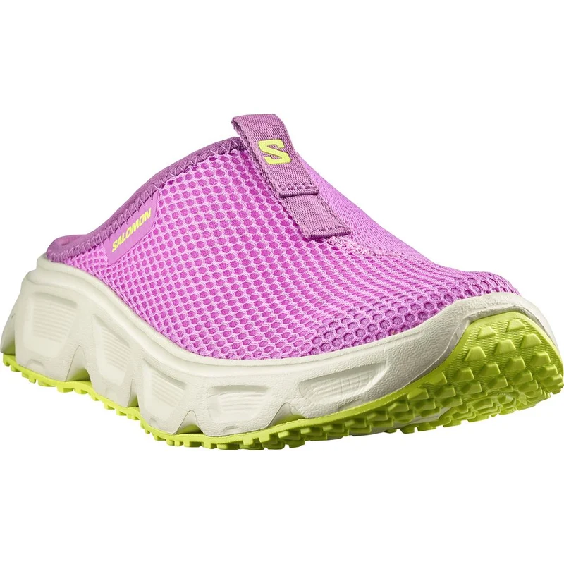 Salomon Shoes Reelax Slide 60 Damen Freizeitschuh iris-orchid-aspargus-green-acid-lim