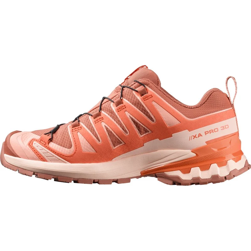 Salomon Shoes XA Pro 3D V9 GTX Damen Trailrunningschuh pecan-brown-nectarine-almond-cream
