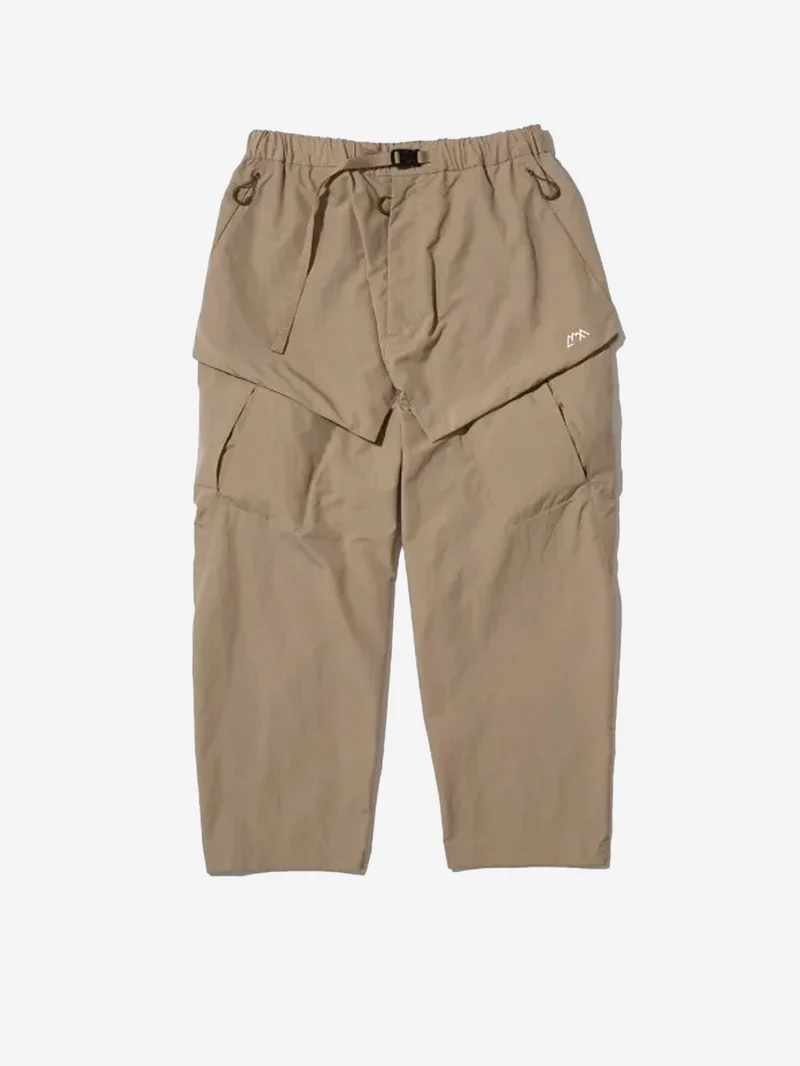 Pantaloni hidden cargo beige
