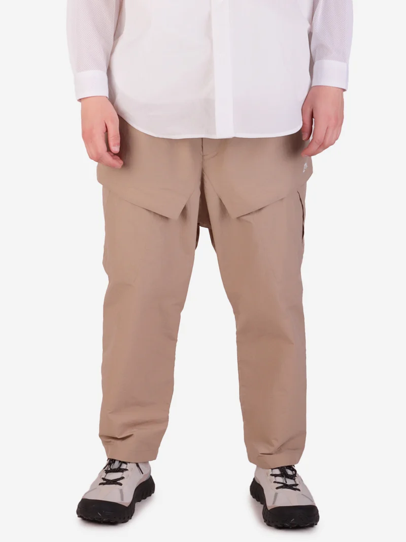 Pantaloni hidden cargo beige