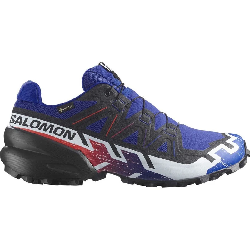Salomon Shoes Speedcross 6 GTX Equipe Herren Trailrunningschuh surf-the-web-fiery-red-white