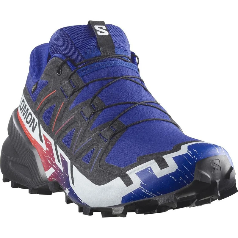 Salomon Shoes Speedcross 6 GTX Equipe Herren Trailrunningschuh surf-the-web-fiery-red-white