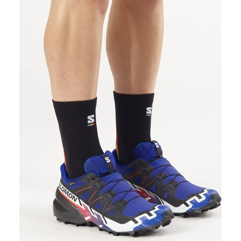 Salomon Shoes Speedcross 6 GTX Equipe Herren Trailrunningschuh surf-the-web-fiery-red-white