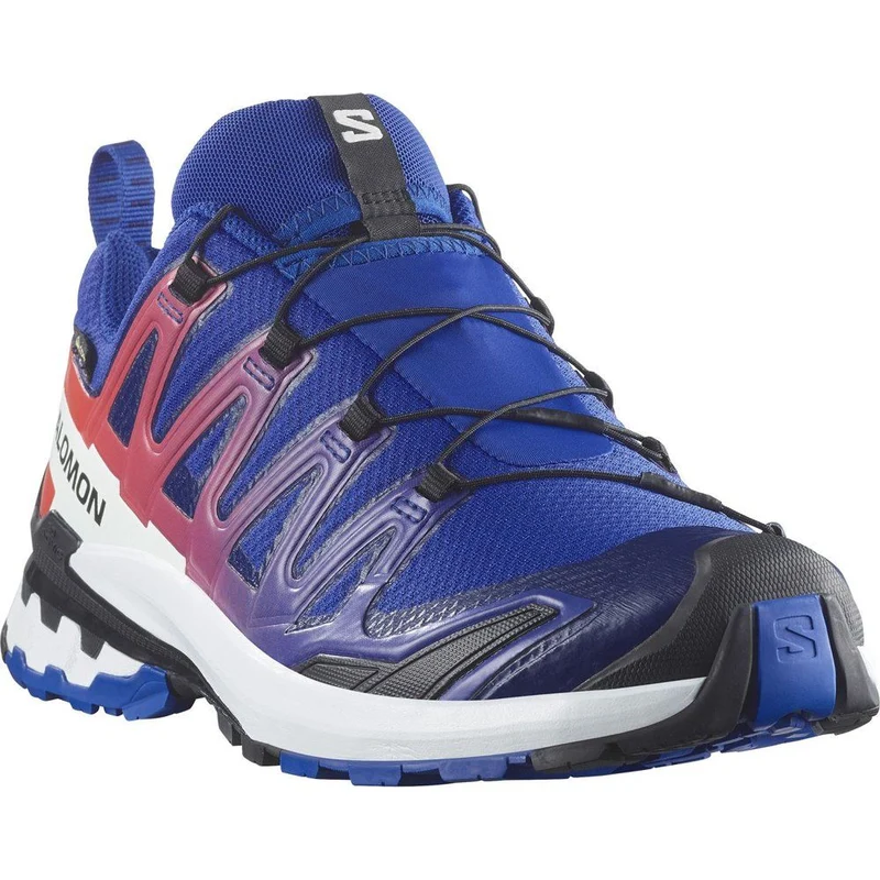 Salomon Shoes XA Pro 3D V9 GTX Equipe Herren Trailrunningschuh Surf W/fir surf-the-web-fiery-red-white