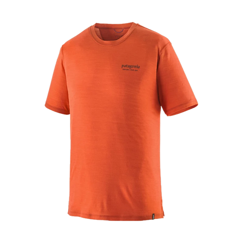 Patagonia Cap Cool Merino Graphic Shirt Orange