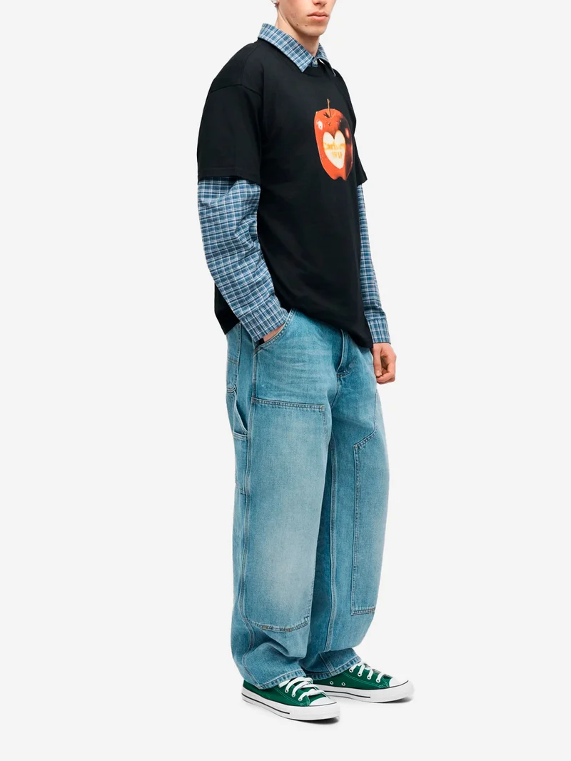 T-Shirt nera S/S Spoiled