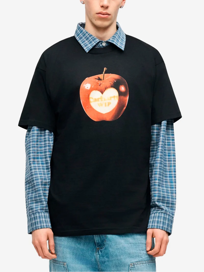 T-Shirt nera S/S Spoiled