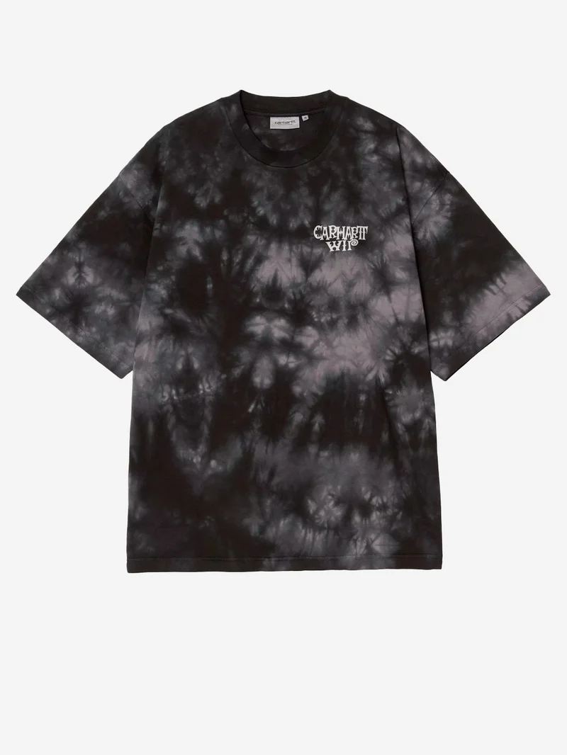T-shirt S/S 'Radiate' nera e grigia