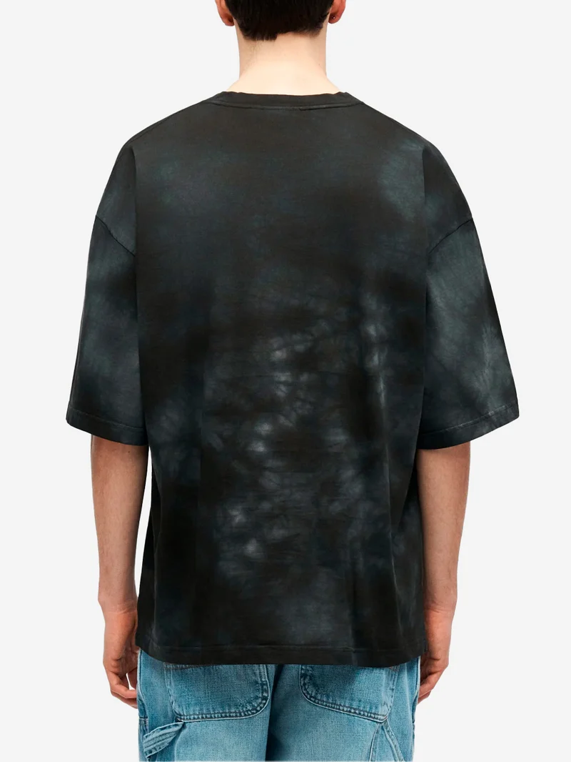 T-shirt S/S 'Radiate' nera e grigia